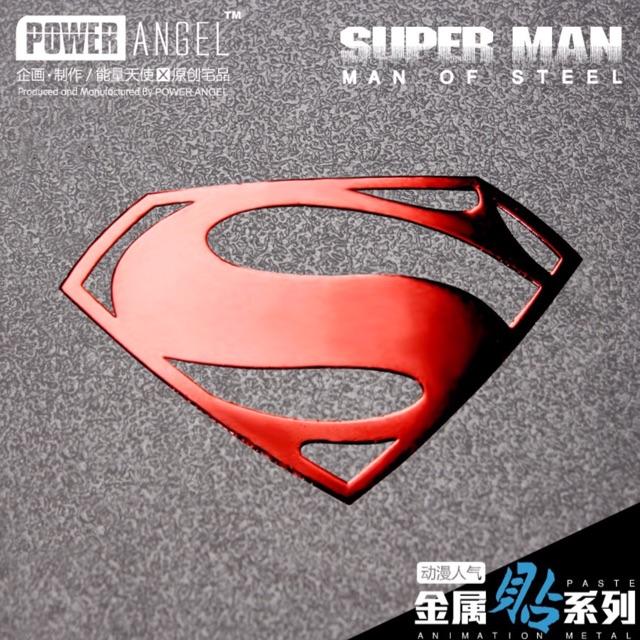 Logo Superman Kim Loại Dán Điện Thoại