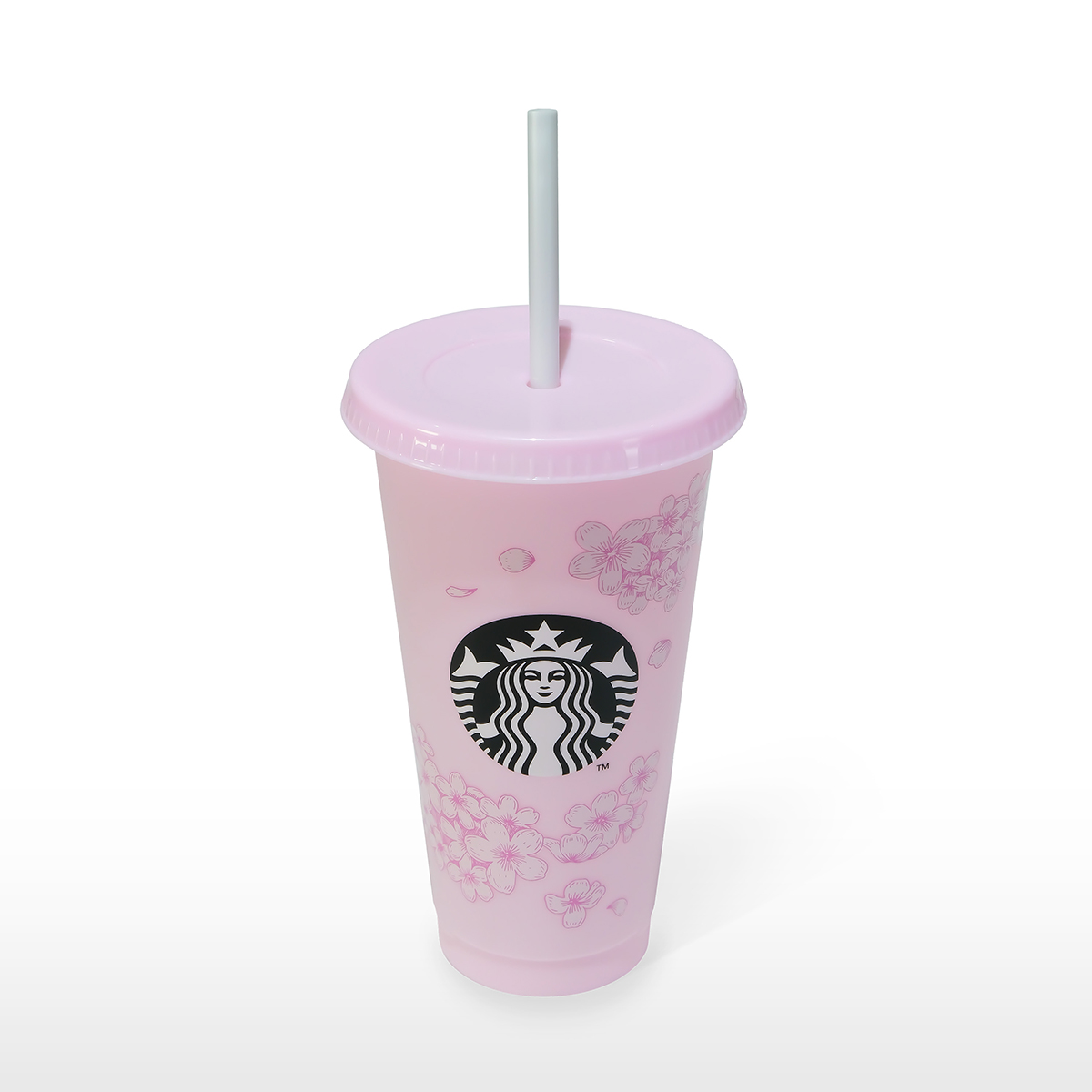 Ly Starbucks Reusable Cup  24Oz (710ml)  CHY BLOSSOM PETALS