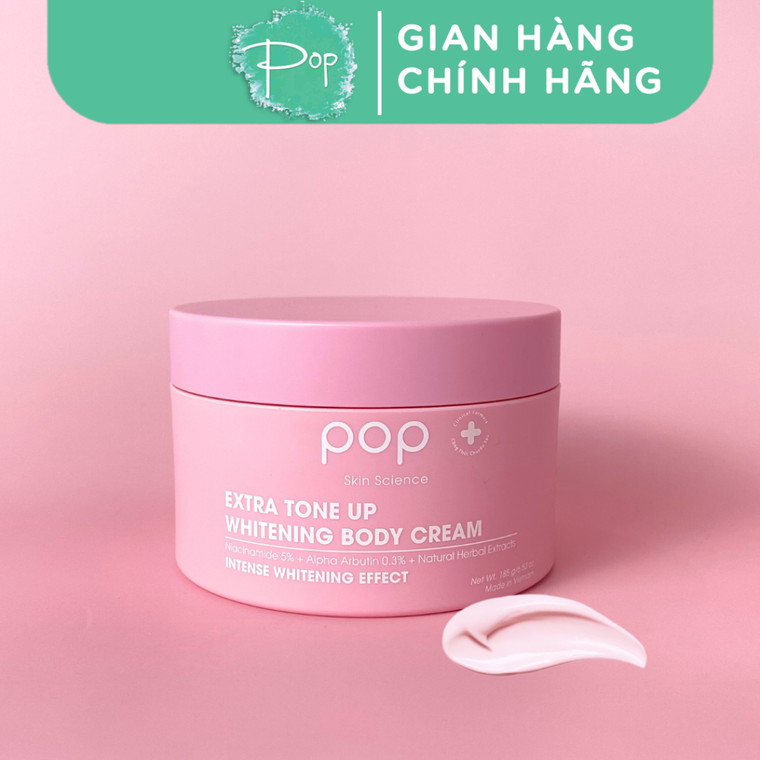 Kem Dưỡng Thể Trắng Da Nâng Tone Tăng Cường POP