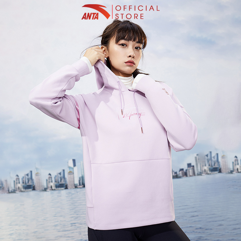 Áo hoodie thể thao nữ Anta 862137706