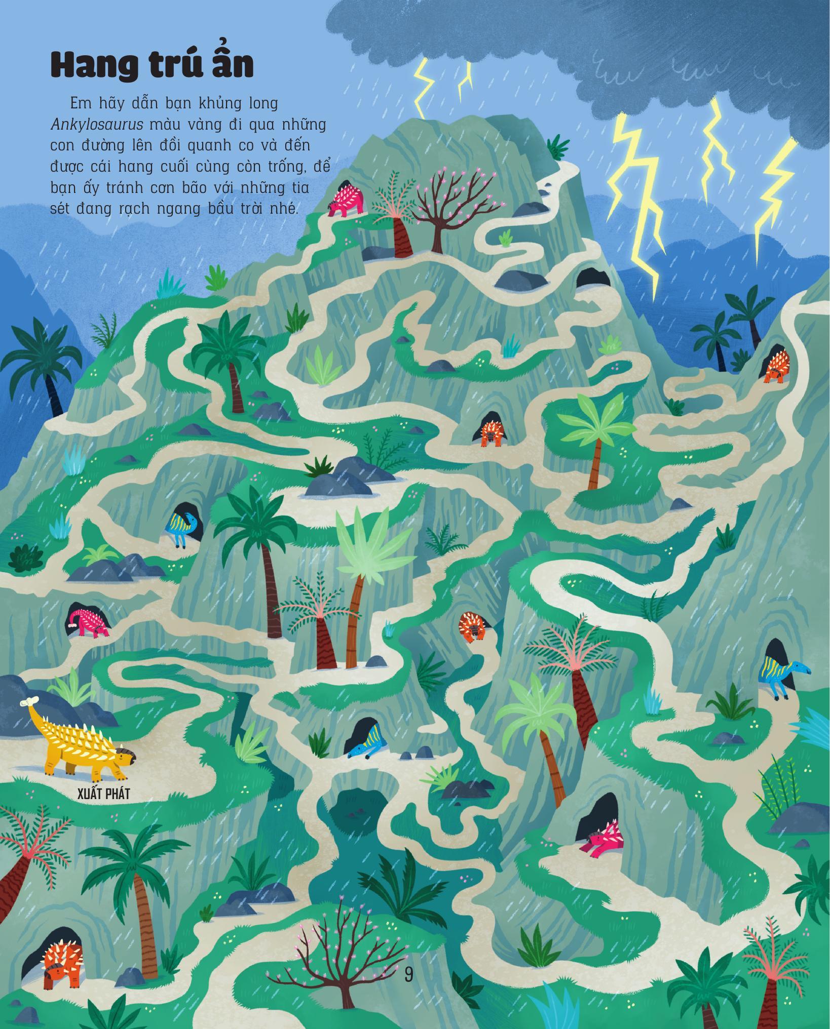 Sách - Giải Mã Mê Cung - Phát Triển IQ - Khủng Long