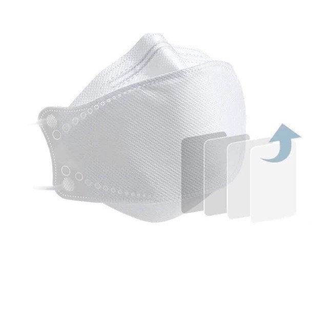 THÙNG 300 CHIẾC KHẨU TRANG KHÁNG KHUẨN 4D MASK KF94 DÁNG ĐẸP ÔM SÁT MẶT ( màu trắng)