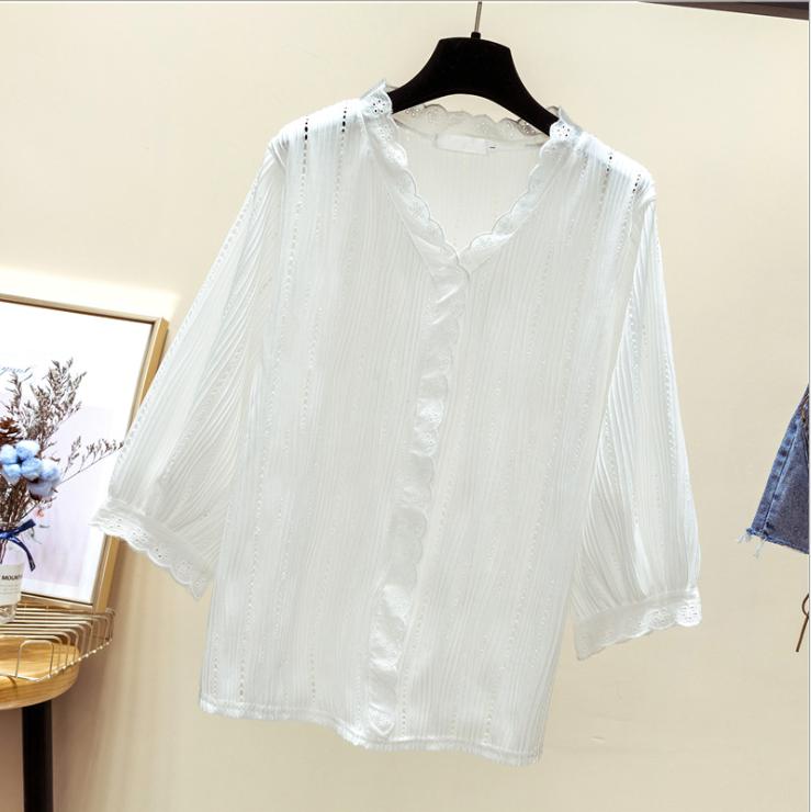 Áo kiểu cổ V sang chảnh DV185
