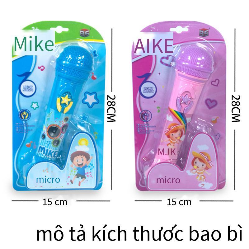 Giao hàng nhanh Đèn chiếu sáng cho trẻ em Âm nhạc Micro khuếch đại Đồ chơi Micro Giáo dục sớm Khai sáng Nhạc cụ
