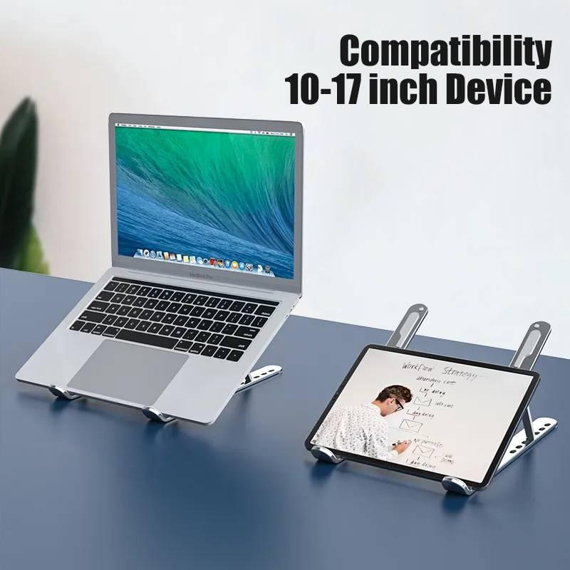 Giá đỡ laptop Dllencase A030 7 mức bằng nhôm thích hợp cho 11-17 Inch Air Pro 13 15 Notebook kèm túi