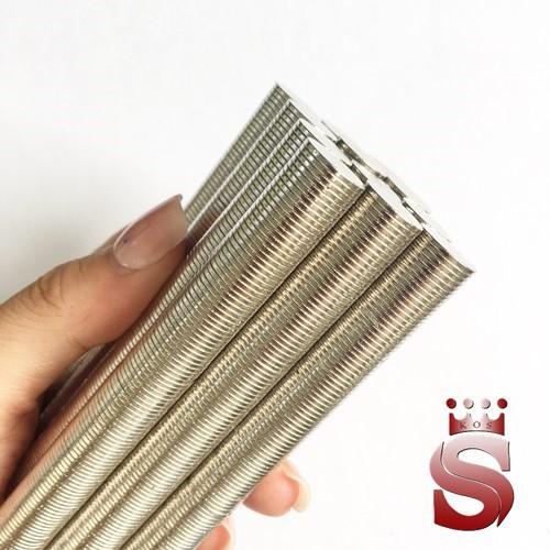 Nam châm trắng kích thước 12x1mm m giá ưu đãi