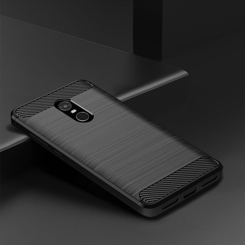 Ốp lưng cho Xiaomi Redmi Note 4 4X dẻo Carbon phay xước chống sốc chống vân tay