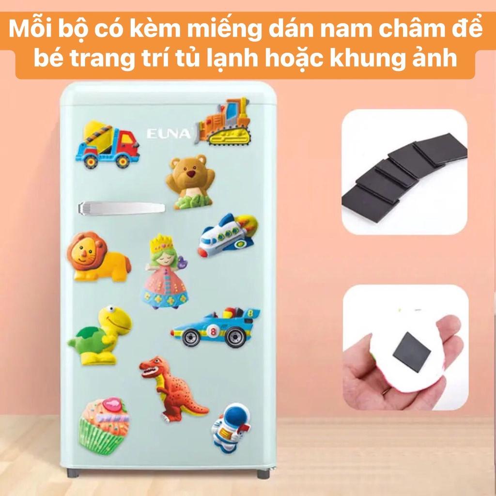 ĐỒ CHƠI TÔ TƯỢNG THẠCH CAO CHỦ ĐỀ ĐỘNG VẬT DIY ANIMALS PLASTIC GYPSUM PAINTING KÈM SẴN MÀU NƯỚC, CỌ VẼ