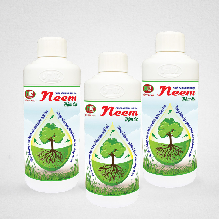 Combo 3 chai Chất Bám Dính Sinh Học Neem (500ml/chai)