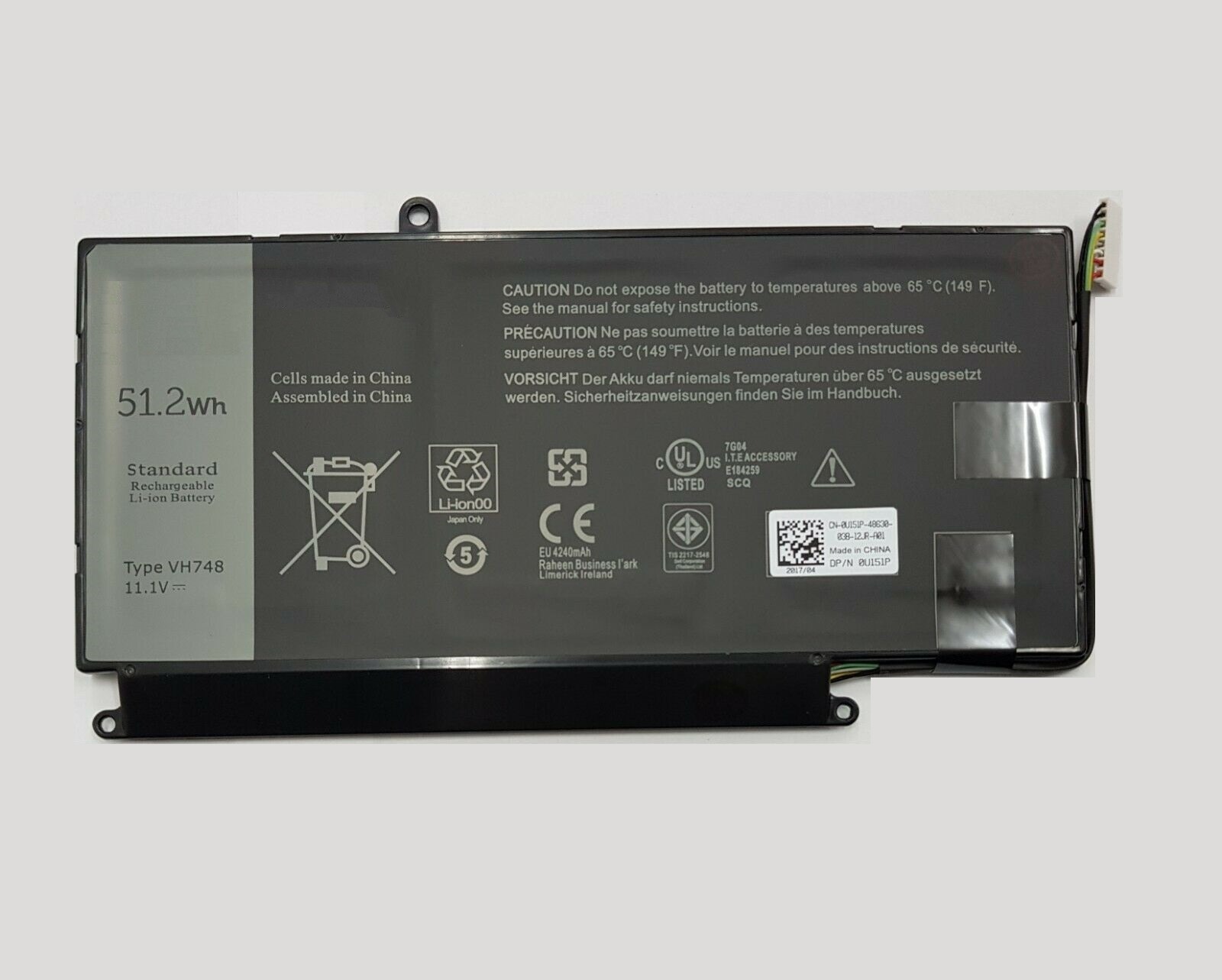 Pin Laptop dành cho Dell VOSTRO V5460 hàng nhập khẩu.