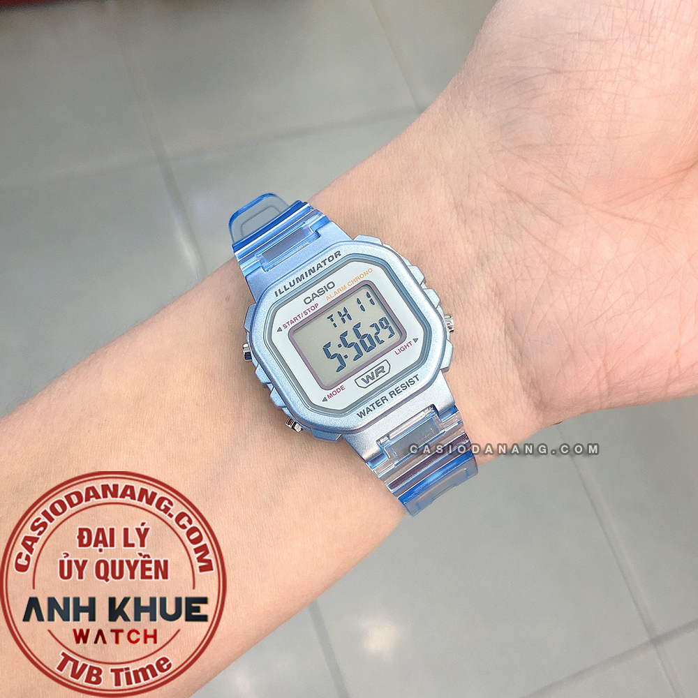 Đồng hồ nữ dây nhựa Casio Standard chính hãng Anh Khuê LA-20WHS-2ADF (30mm)