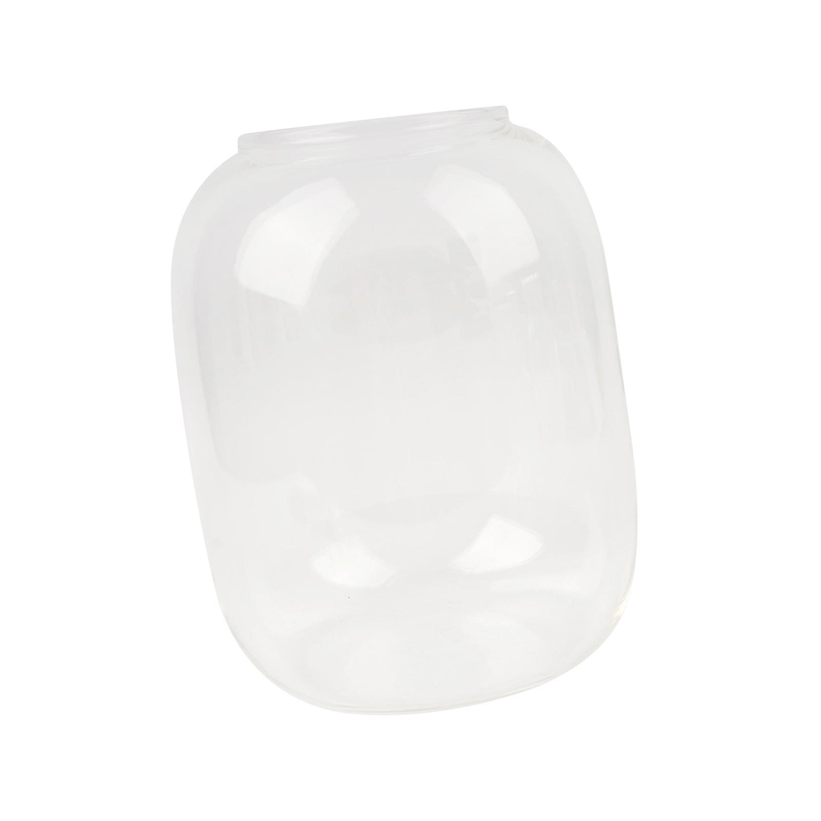 Vase Glass Glass Empty Bottle for Home Office Ornament