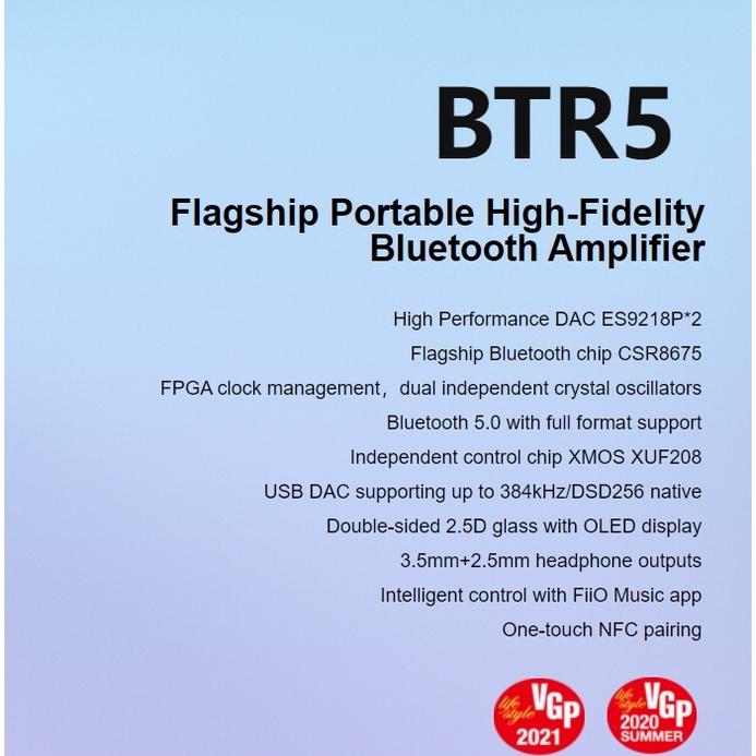 Bộ Thu Bluetooth Fiio BTR5 New 2021 - Hàng chính hãng