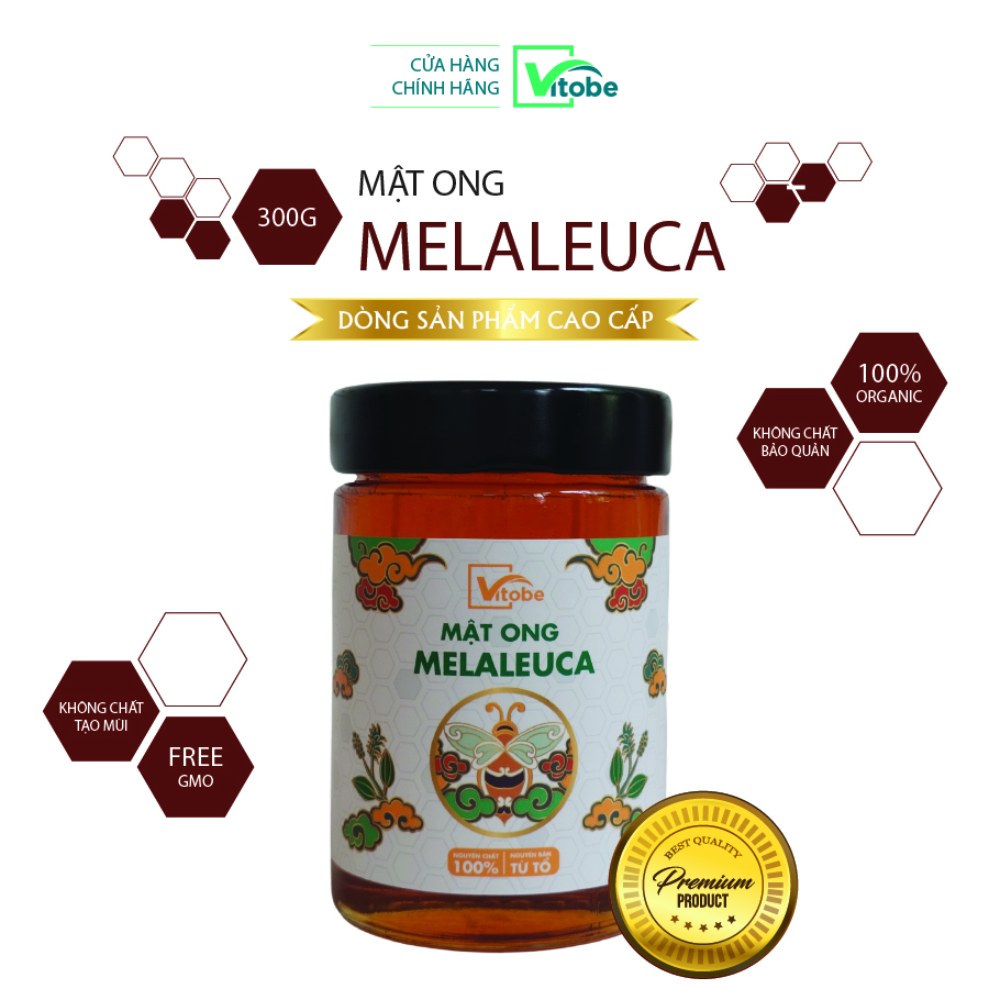 Mật Ong Melaleuca Vitobe - Hữu cơ 100%