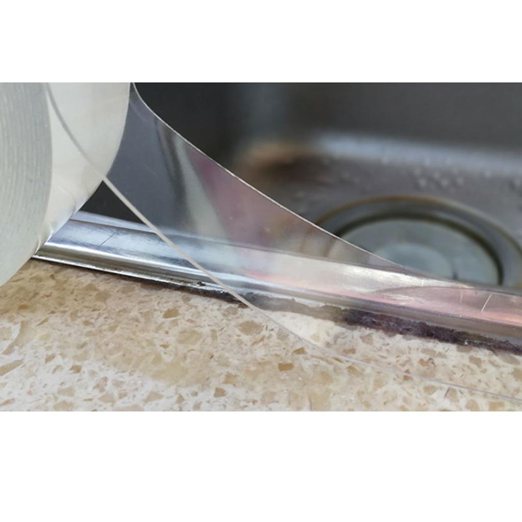 Kitchen Sink Caulk Strip Waterproof Dustproof Tape for Bathtub Wall Corner Seams Shower and Basin Sealer Decorative Trim