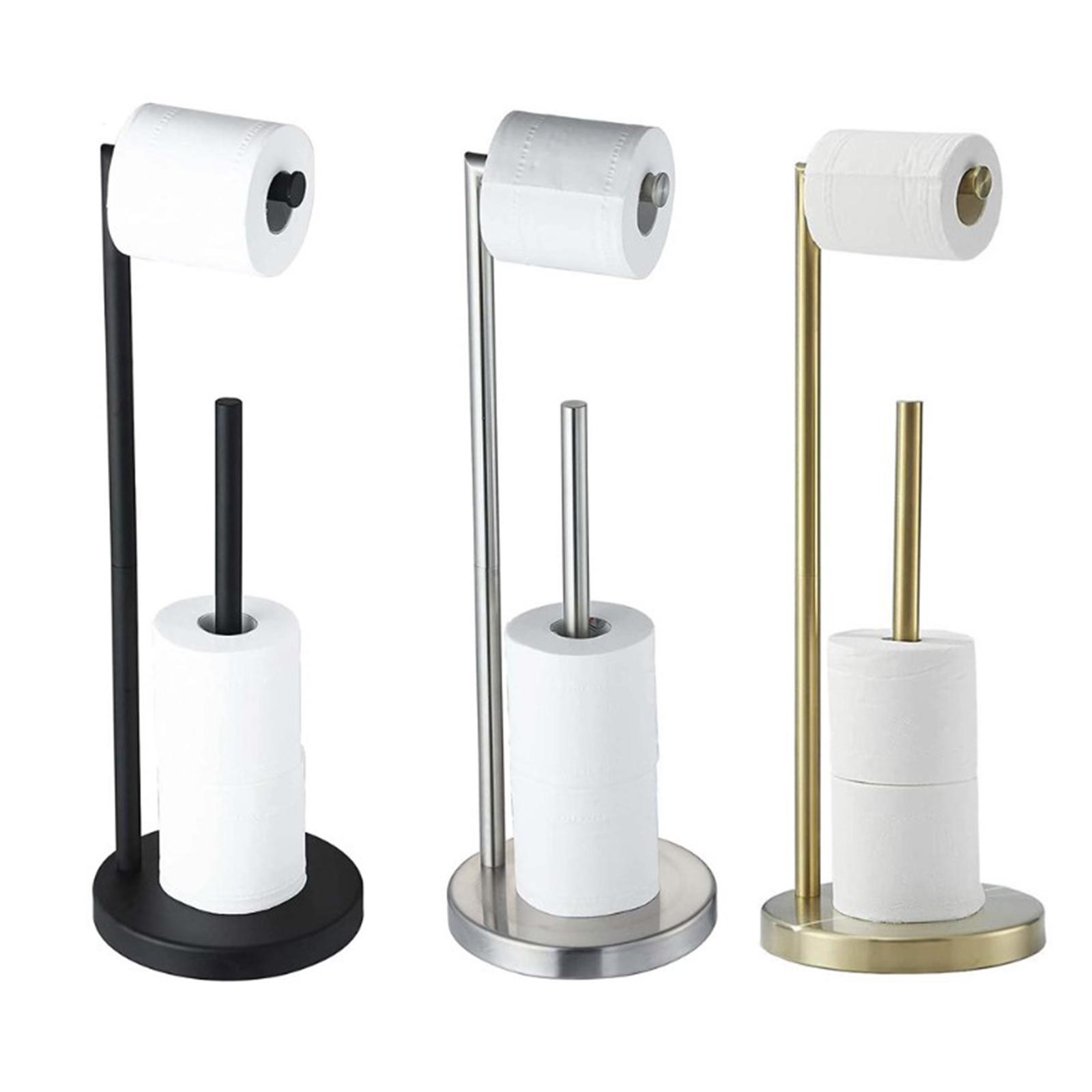 Tissue Rolls Rack Bathroom Holds 3 Rolls Large Capacity Stainless Steel