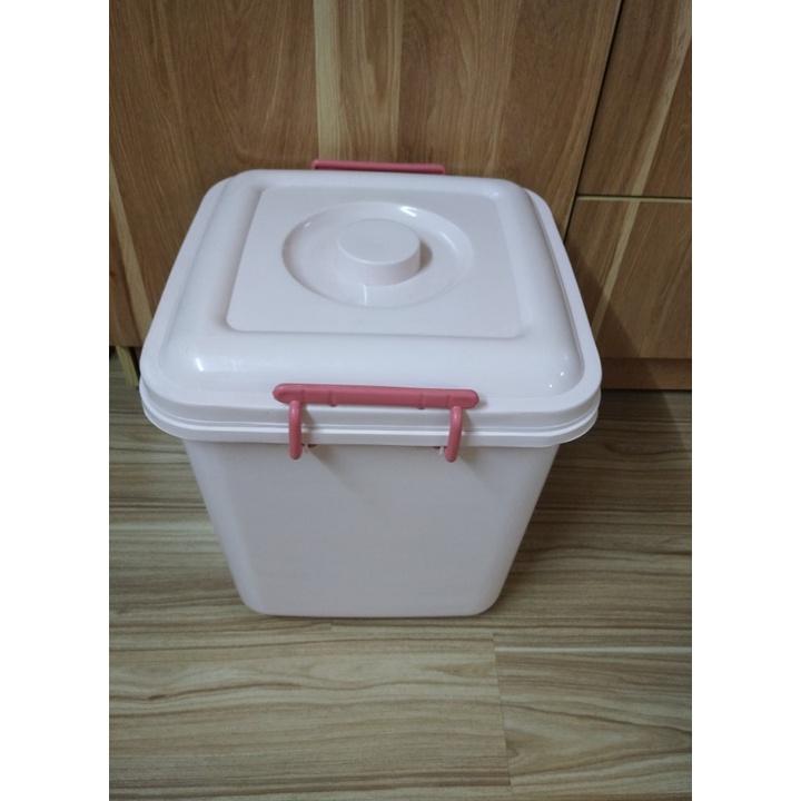 Thùng gạo Việt Nhật 10kg 15kg - Đồ dùng gia đình nhựa cao cấp an toàn