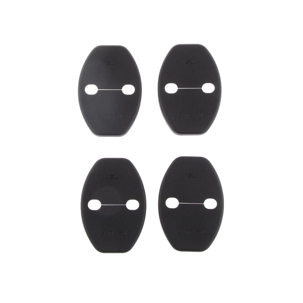 Car Door Lock Protective Cover Kit For Jetta Lavida Beetle CC Pack of 4