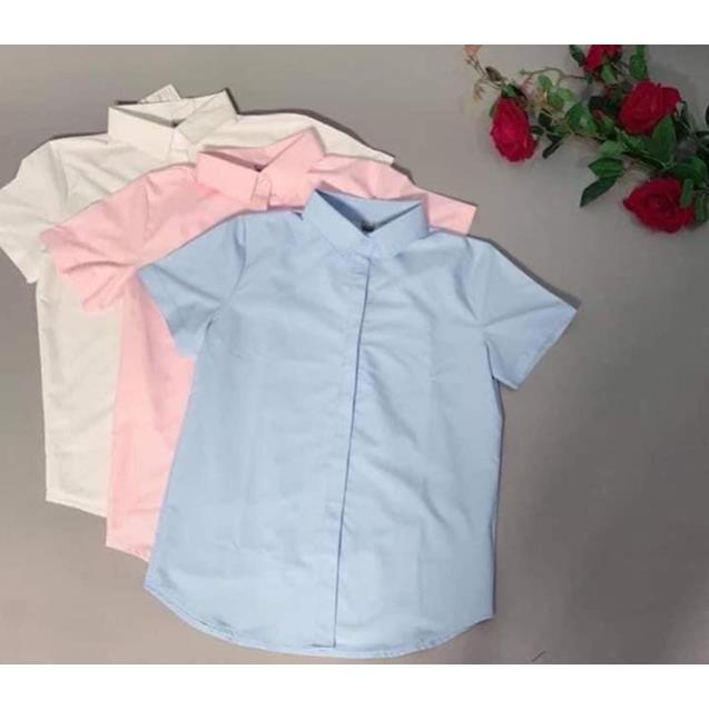 Áo Sơ Mi Cộc Tay ️Áo Sơ Mi Trắng Cộc Tay, Áo Sơ Mi Nữ, Sơ Mi Nữ Cao Cấp - loại 1