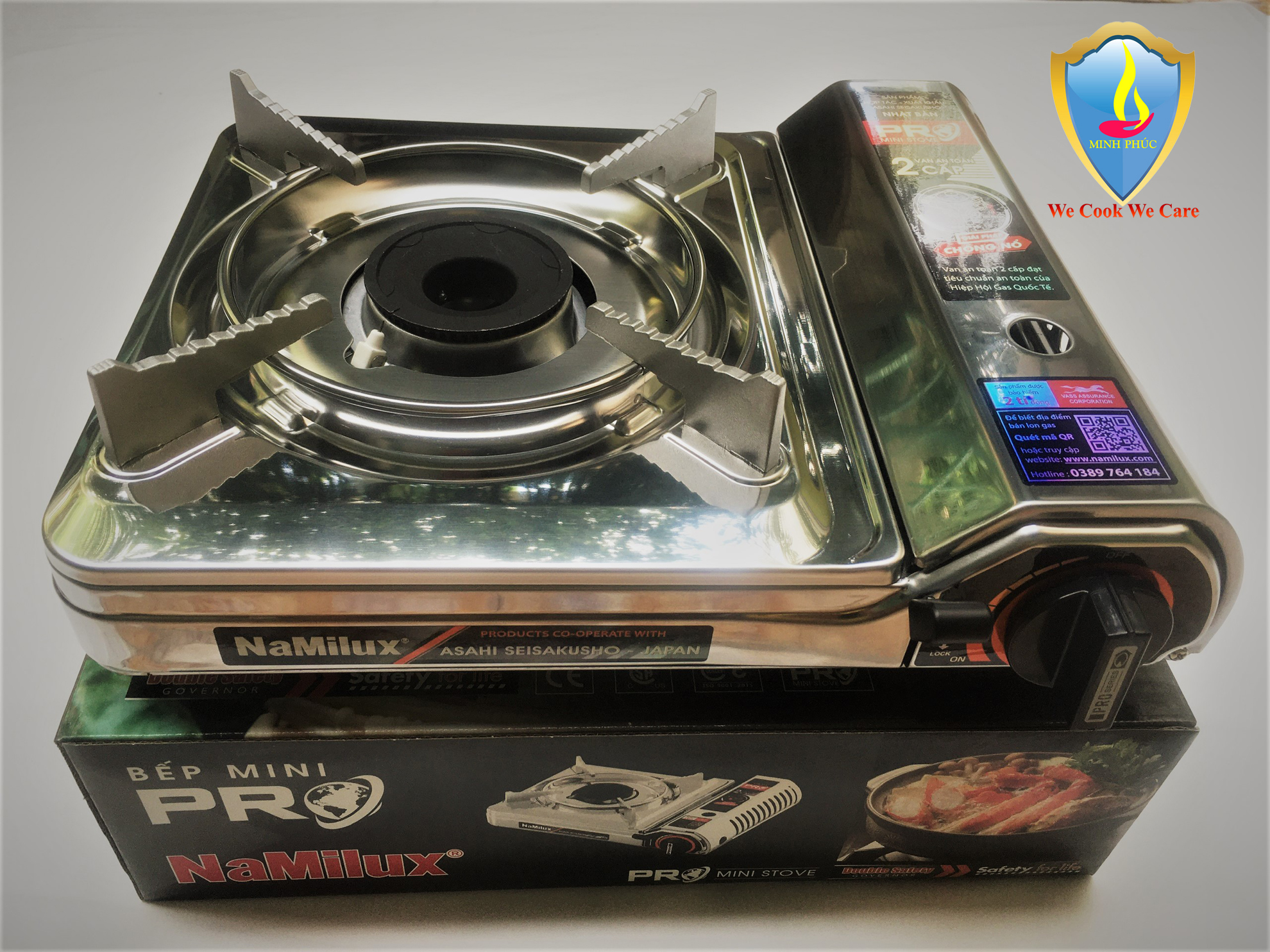 Bếp du lịch mini PRO Namilux PL2021AS - HÀNG CHÍNH HÃNG NAMILUX