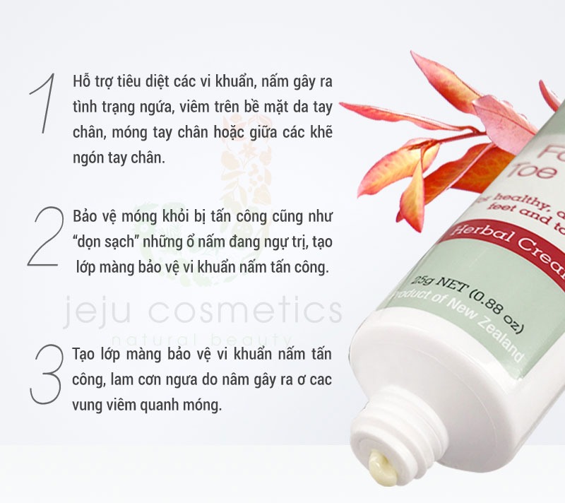 Kem nấm móng tay chân Kolorex Foot &amp; Toe Care Cream 5g