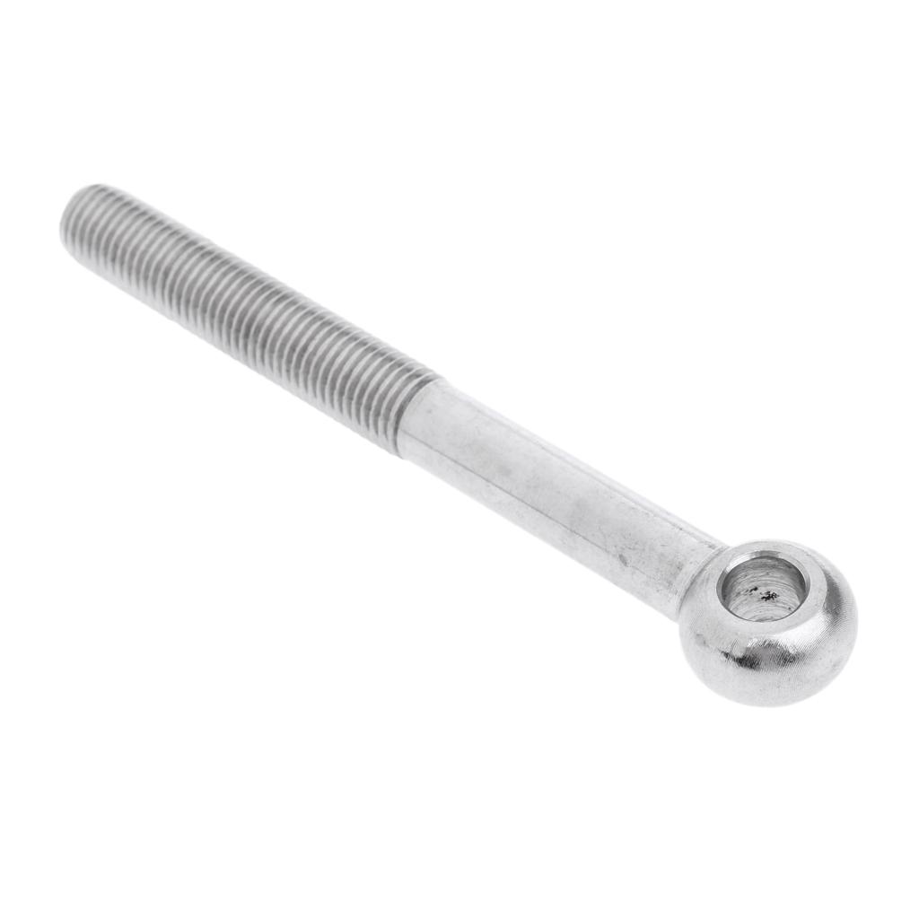 2xM16 304 Stainless Steel Threaded Eye Bolt for Balustrade M16 x 150mm