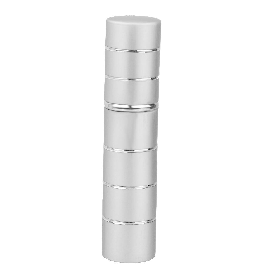 2 Pieces Travel Portable Refillable Perfume Atomizer Bottle Pump Spray Case