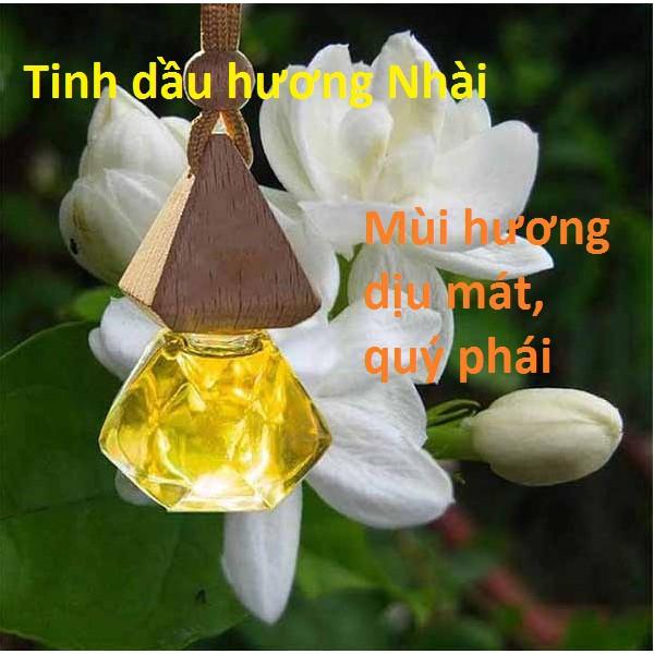 Tinh dầu treo xe, treo phòng Hương Nhài tặng 1 lọ tinh dầu 10ml