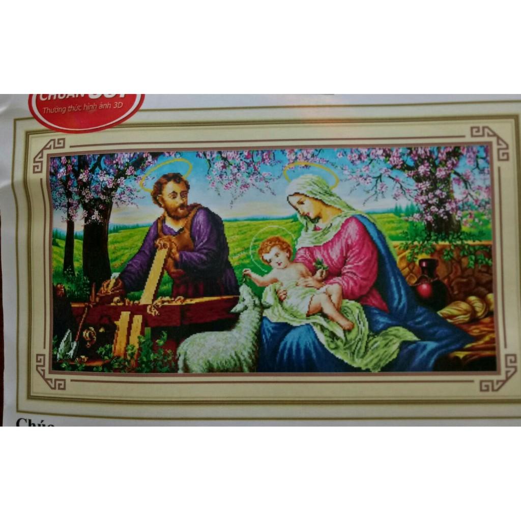 Tranh thêu chúa, kích thước 94 x 52