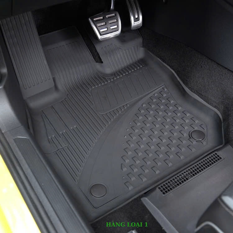 Thảm lót sàn ô tô nhựa TPE Silicon hyundai Tucson 2016- 2021 Black Nhãn hiệu Macsim