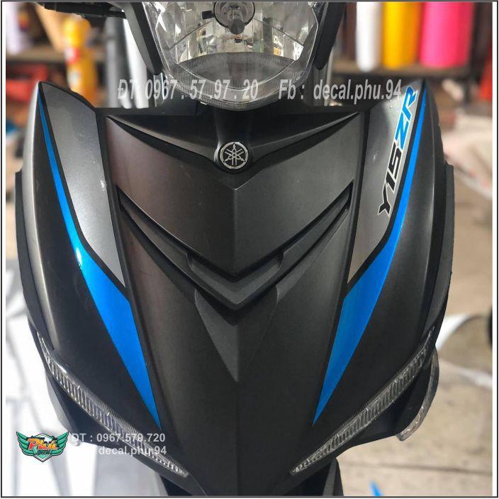 Tem rời Exciter 150 Y15ZR Xanh candy , xe đen nhám