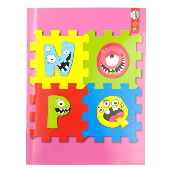 Bộ 3 Tập Lego 100 Trang (Nền Màu Hồng) - ĐL 70 - 5DK (Mẫu Màu Giao Ngẫu Nhiên)