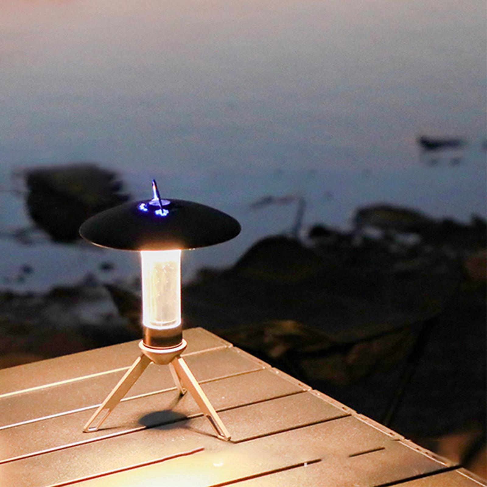 LED Camping Lantern Outdoor Light Lamp Rechargeable Detachable for Hiking