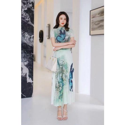 SÉT BỘ ÁO + CHÂN VÁY DẬP LY