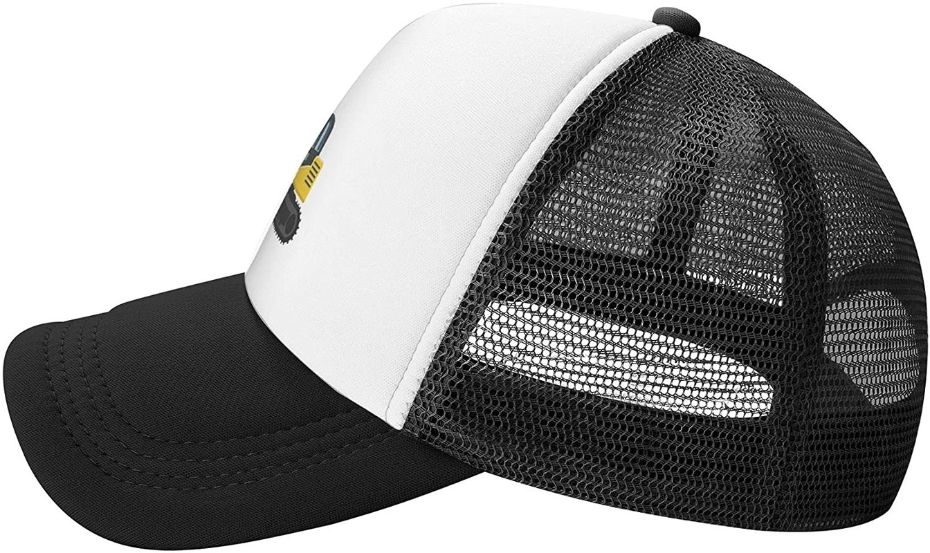 Máy đào Xây dựng của Wisedeal Boys Mat Catchable Hat Thanh niên và trẻ mới biết đi Mesh Snapback Trucker Capback Capback Color: 8 Size: Adjustable