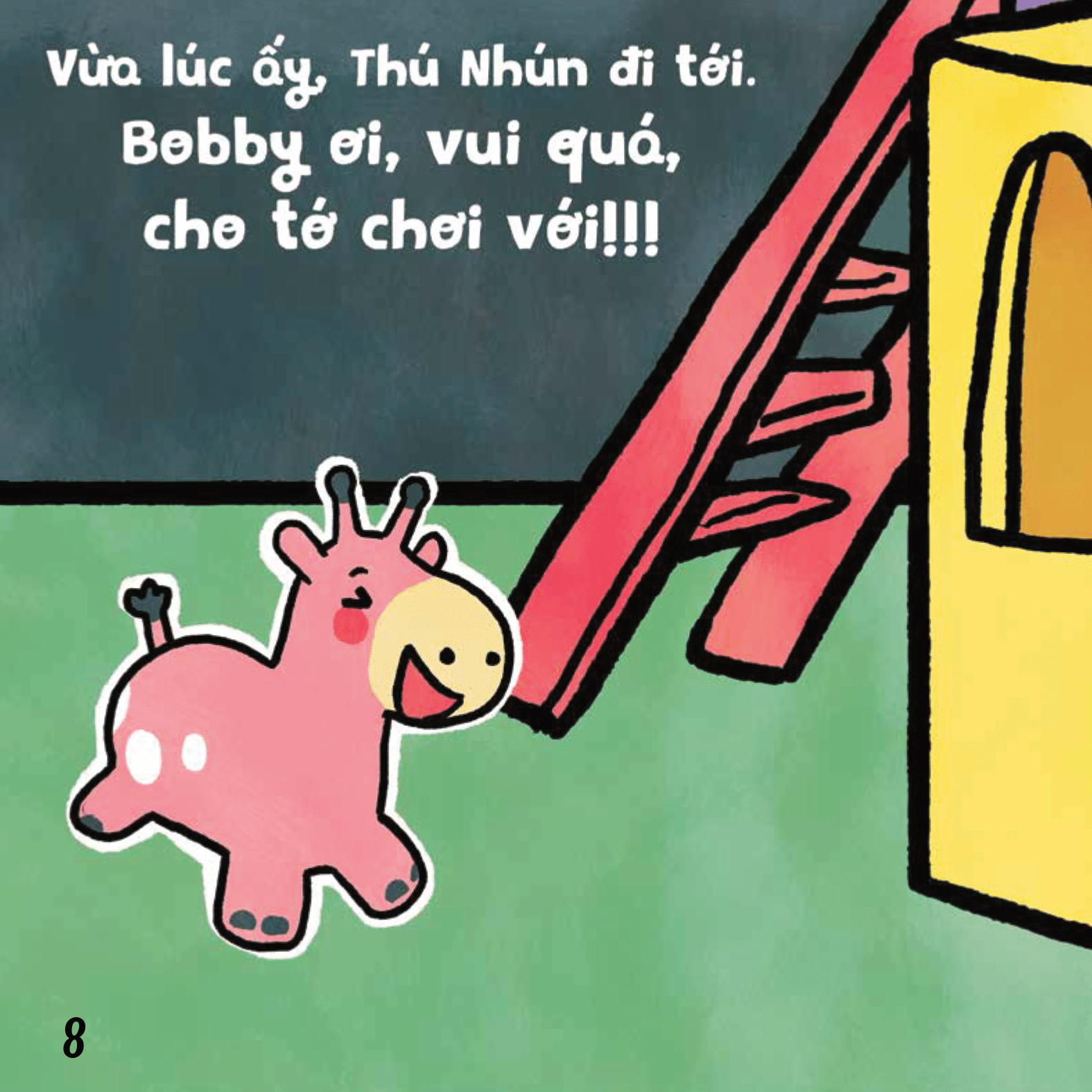 Ehon Em Bé Hạnh Phúc - Bé Vui Bé Khỏe: Chơi Cầu Trượt