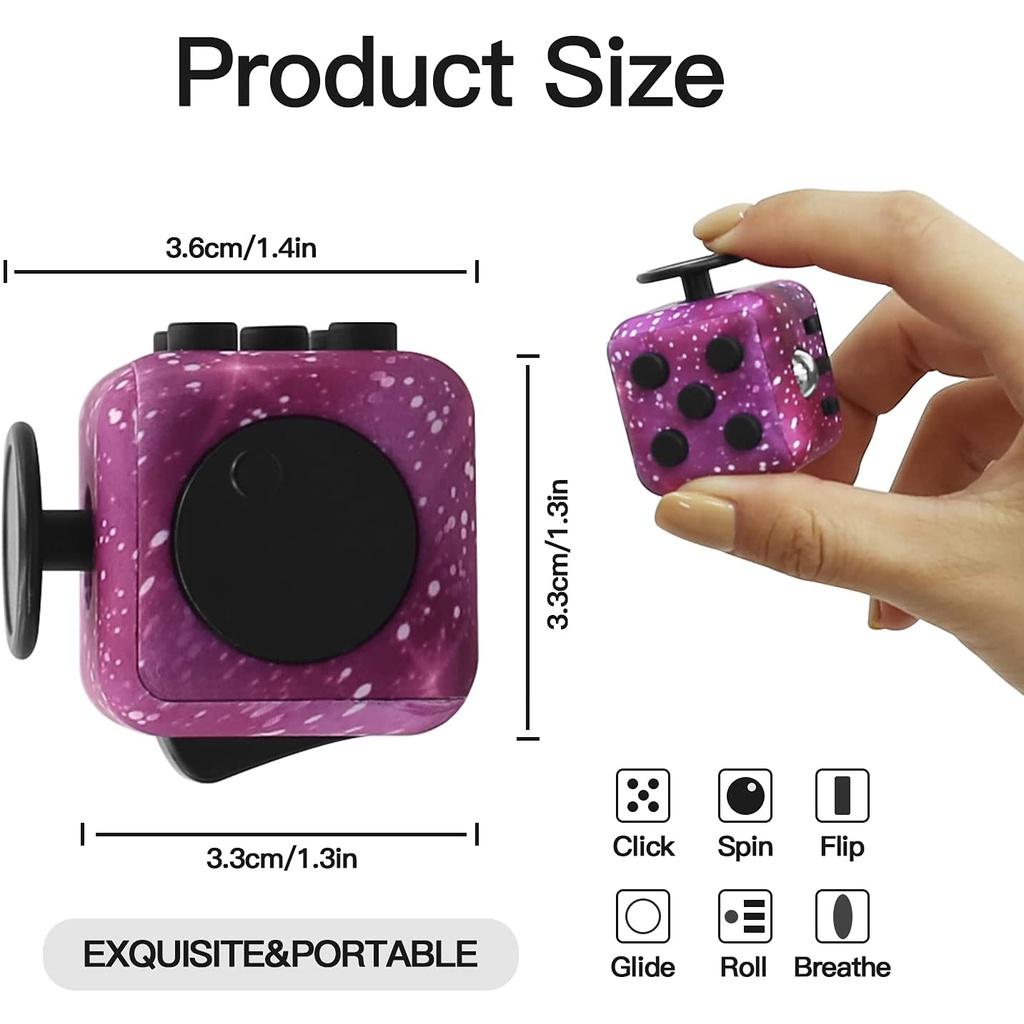 Đồ Chơi Fidget Cube 6 Mặt Giúp Giảm Căng Thẳng Học Tập Hiệu Quả