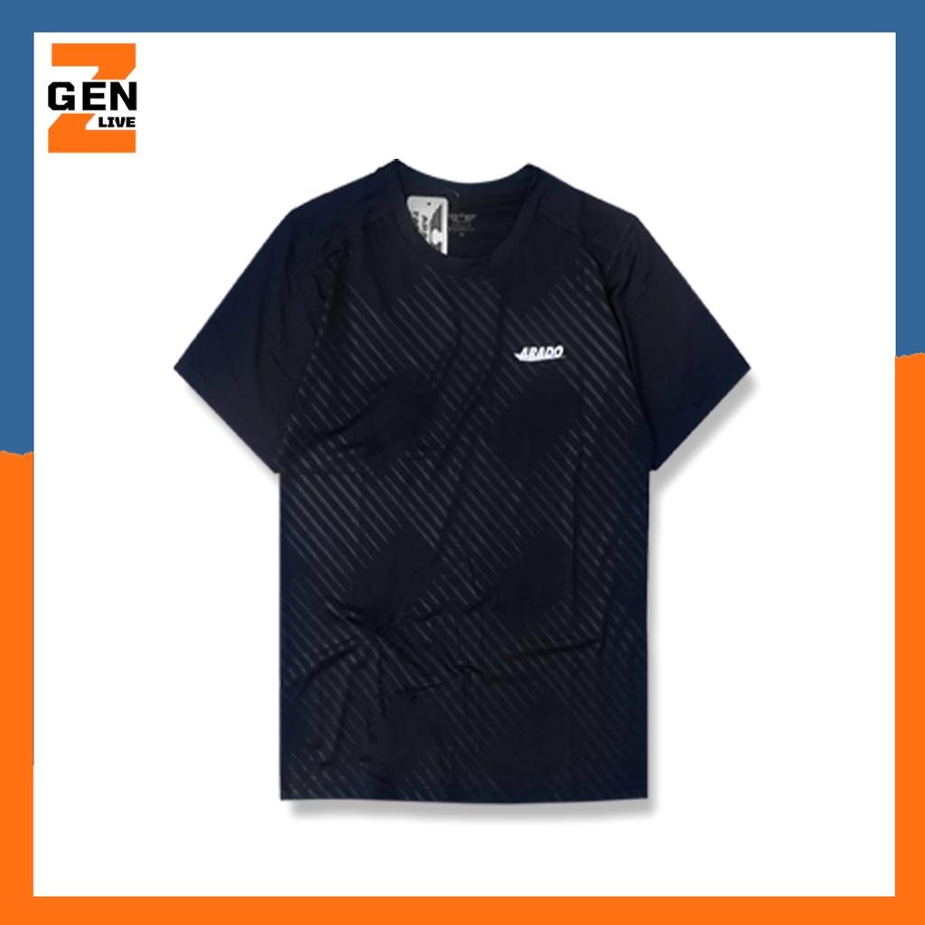 Áo thun thể thao nam phối sọc chéo màu trơn thời trang cao cấp - LZ FASHION - TY001
