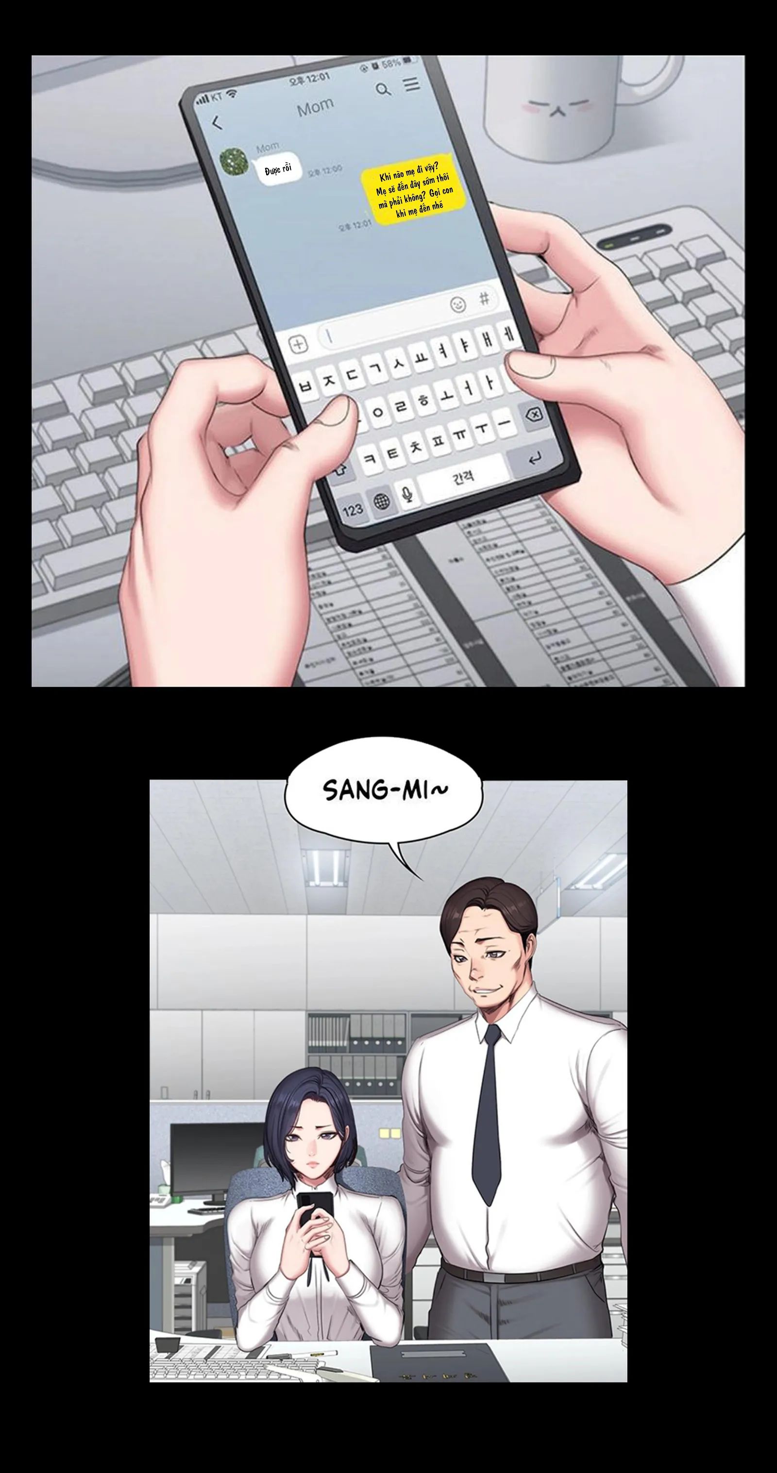 huấn luyện viên phòng thể hình - không che chapter 55 22