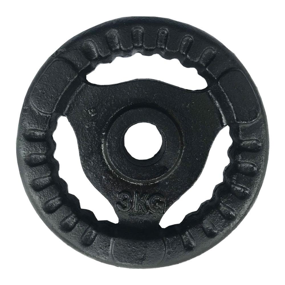 Bộ tạ tay tháo lắp miếng gang tạ bánh gang 3 lỗ 27.5kg