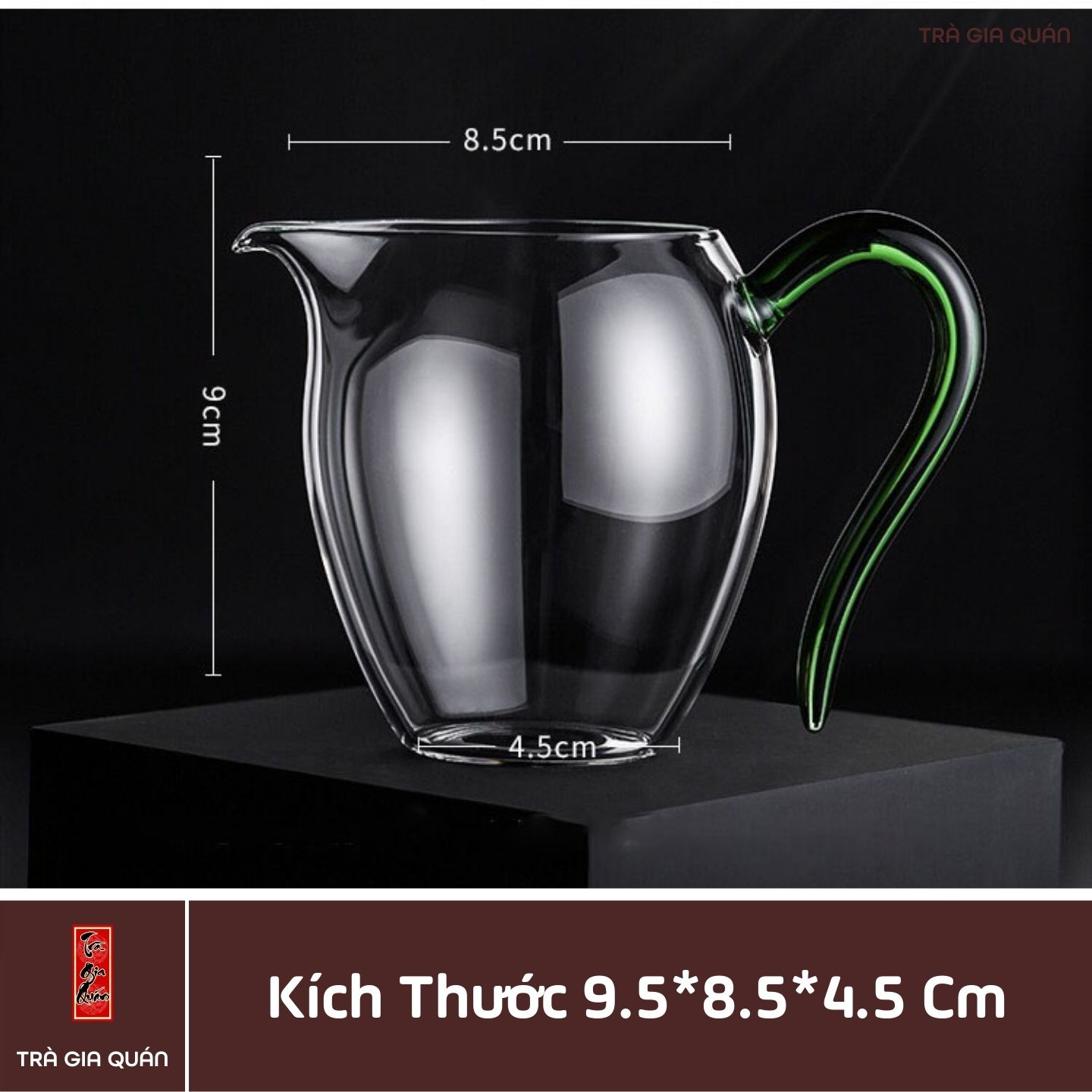 TT 15 Tống Trà Thủy Tinh Chịu Nhiệt Cao Cấp Dung Tích  350 ml