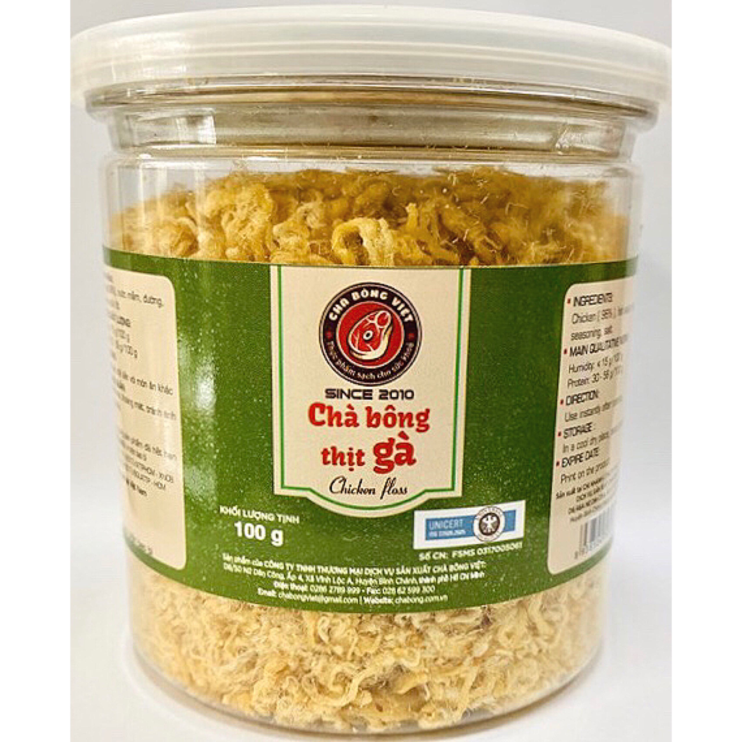 Chà Bông Gà - Chà Bông VIệt (Hộp) 100g