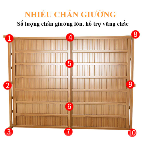 Giường Tre Gấp Gọn Đa Năng, Giường Tre Từ Nguyên Liệu Tre Tự Nhiên 100% An Toàn Thân Thiện, Tre Già Chọn Lọc, Giường Tre Nhiều Kích Thước, Giường Tre Gấp Gọn Tiện Lợi Bản Tre Dày Dặn Chống Mối Mọt