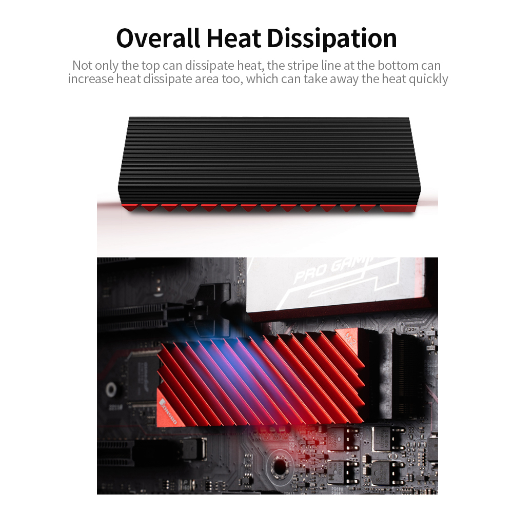 Tản nhiệt nhôm M.2 SSD cho M.2 2280 SSD