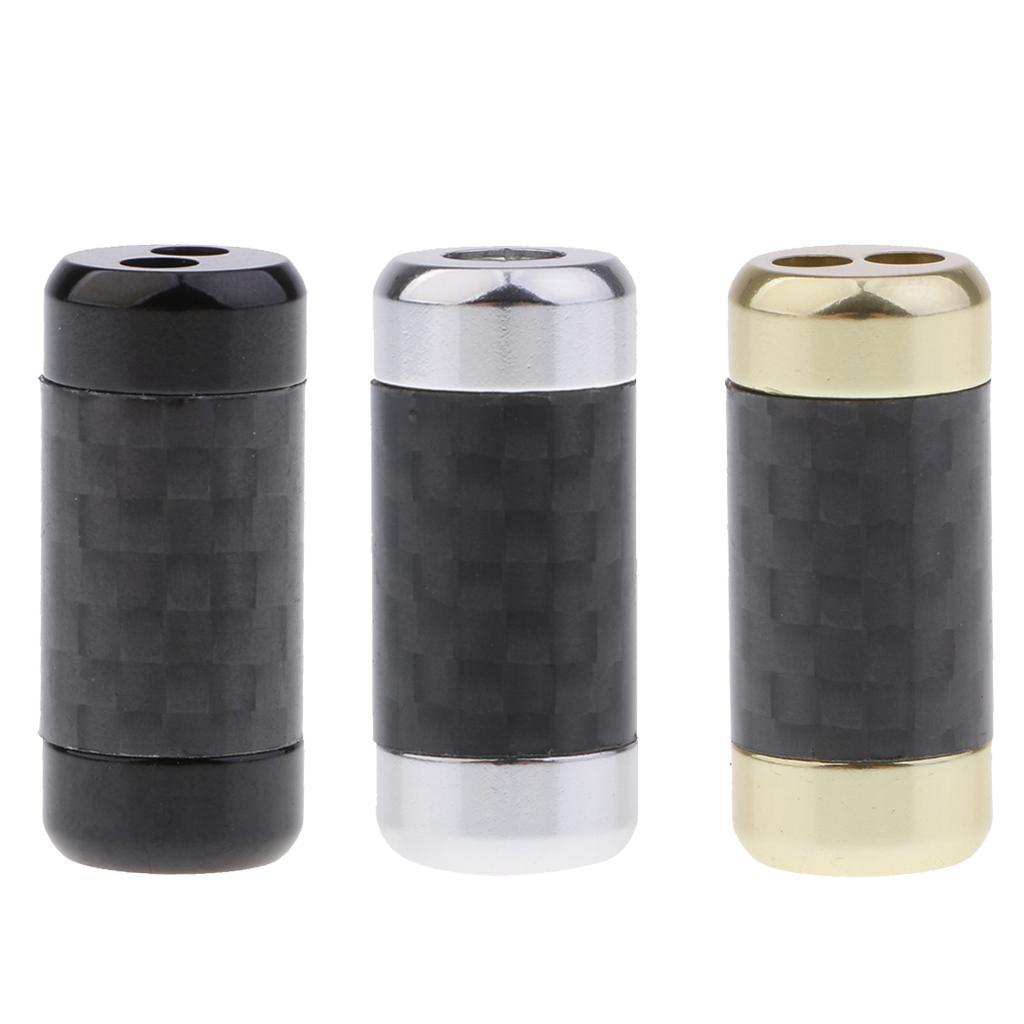 Portable Earphone Speaker Cable Splitter DIY 5mm In 3mm Out for Home Gold