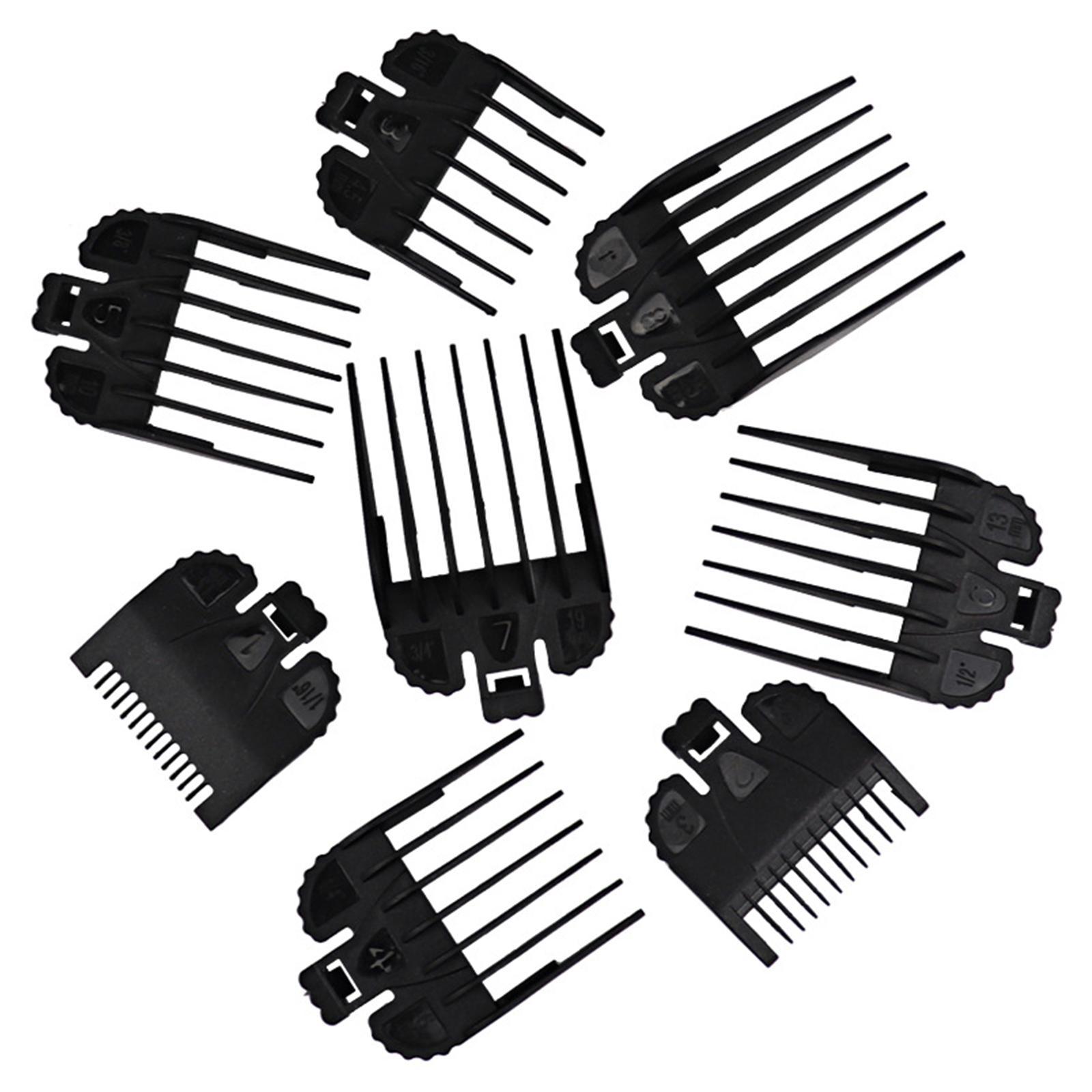 8 Piece/Set Hair  Guide Combs Attachment Barber Tool