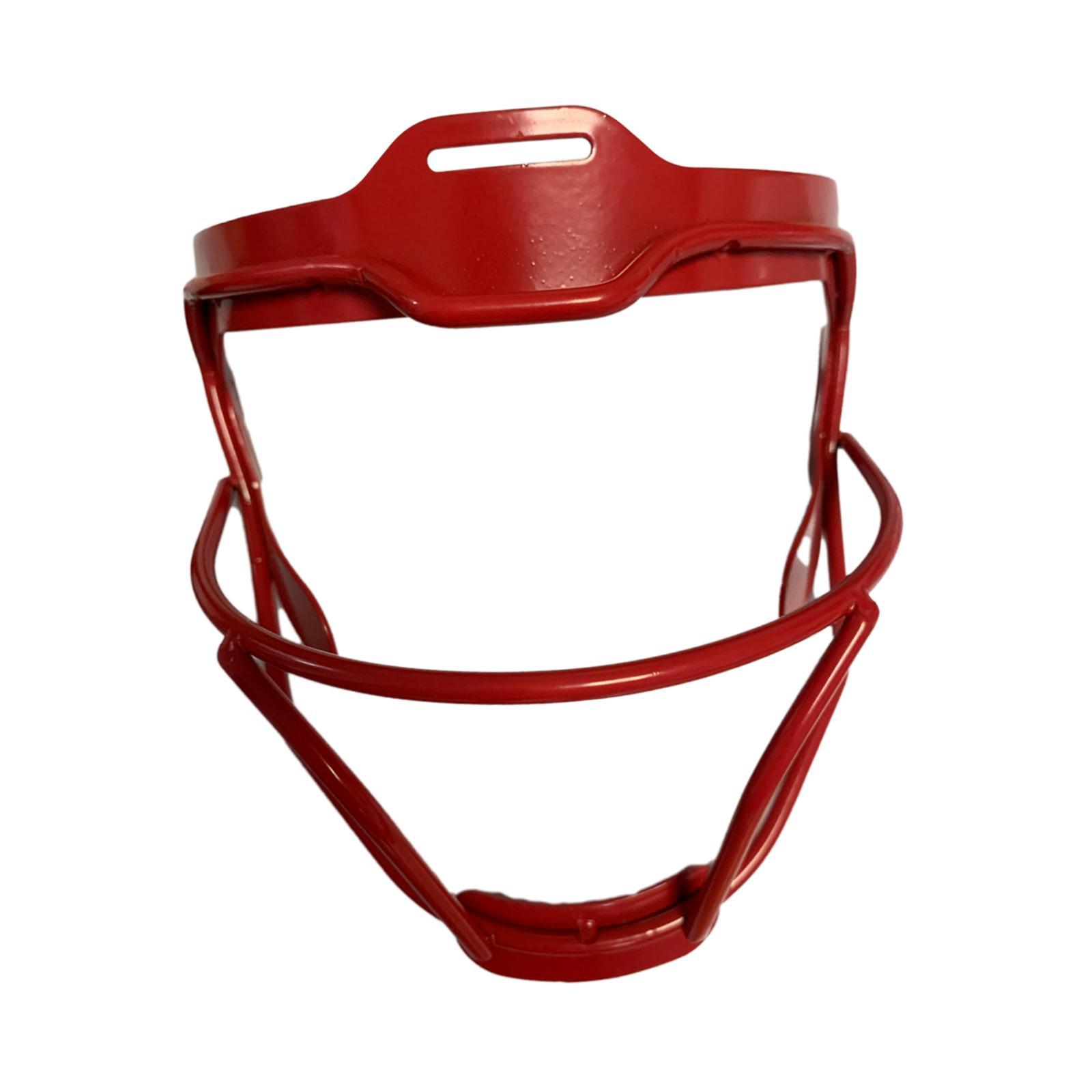 Softball Batting Mask Face Guards Metal Wire Protective Cover Wide Vision Safety