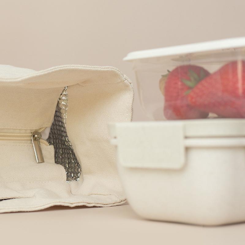 Túi cách nhiệt đơn giản Túi đựng đồ ăn trưa Túi đựng đồ ăn trưa bằng vải để làm việc Lá nhôm dày Túi hộp đựng đồ ăn trưa ấm áp