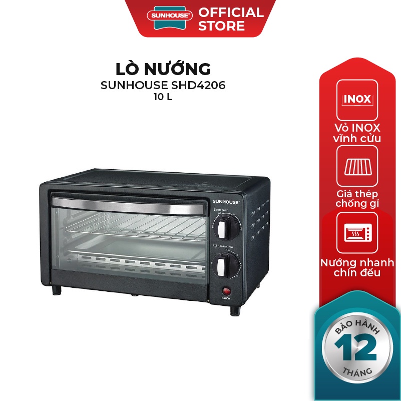 Lò Nướng Điện Sunhouse SHD4206 - Hàng chính hãng