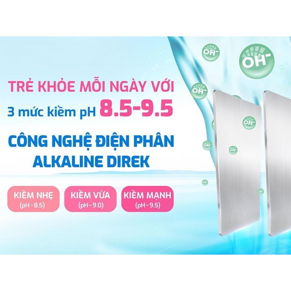 Máy lọc nước Hydro-ion kiềm Karofi KAE-S68 PRO, 5 tấm điện cực tin tan, 4 chế độ nước - Hàng Chính Hãng